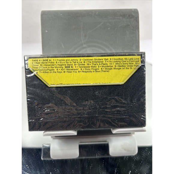 Cassette Tape All-Star Piano Moods Tape 4 21‎ Tracks New In Package - Picture 2 of 2